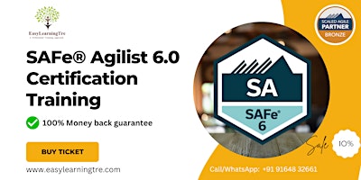 Imagen principal de SAFe® Agilist 6.0 Training on 13-14 July 2024 by EasyLearningTre