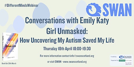 #DifferentMinds - Conversations with Emily Katy - Author of Girl Unmasked