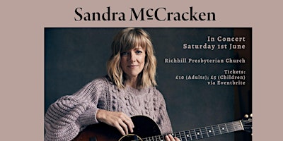 Imagem principal do evento Sandra McCracken in Concert