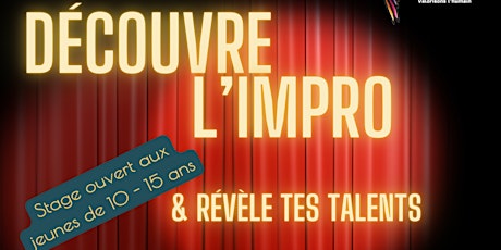 Stage de découverte de l'impro Ados