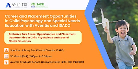 Aventis X ISADD - Career and Placement Opportunities Event primary image