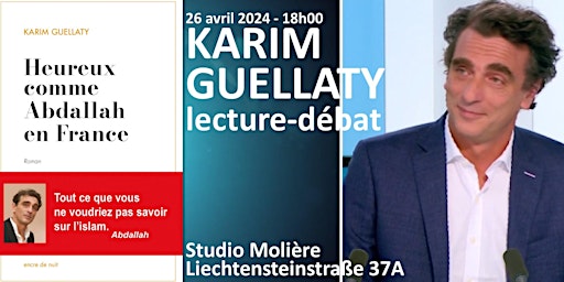 Immagine principale di LECTURE-DÉBAT avec KARIM GUELLATY 