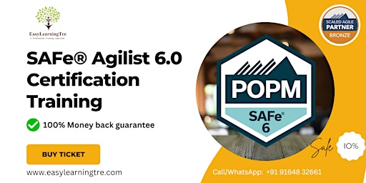 Imagen principal de SAFe® (POPM) Training on 01-02 June 2024 by EasyLearningTre