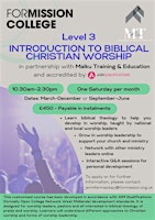 Hauptbild für Level 3 Christian Worship Course.