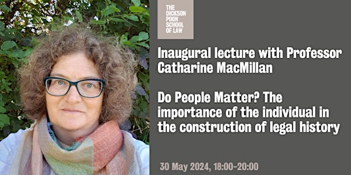 Image principale de Inaugural lecture with Professor Catharine MacMillan