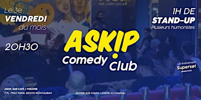 Imagen principal de Askip Comedy Club - Spectacle de Stand-up
