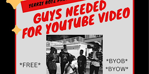 Imagem principal de GUYS NEEDED FOR 20 vs 1 YOUTUBE VIDEO