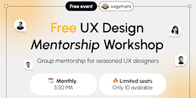 UX+Gym%3A+FREE+UX+Design+Mentorship+Workshop