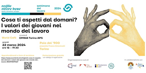 Cosa ti aspetti dal domani? I valori dei giovani nel mondo del lavoro primary image