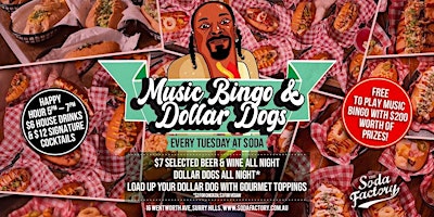 Tuesdays @ The Soda Factory // Free Entry + Free Drink // Sydney VIP List primary image