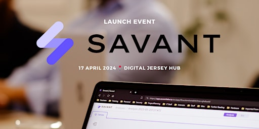 Primaire afbeelding van Continuum X Savant Labs Launch Event: Jersey