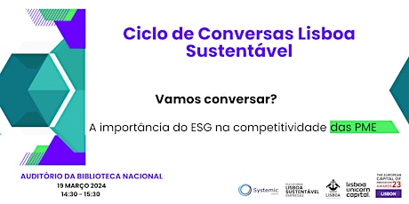Ciclo de Conversas Lisboa Sustentável