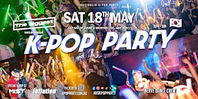 The Biggest Melbourne K-Pop Party 18th May (Sat) feat. Dj Mist [500 Guests] primary image