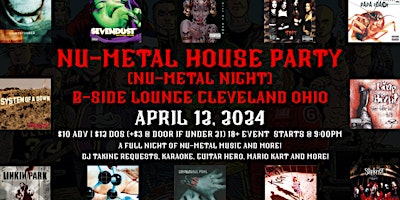Primaire afbeelding van Nu-Metal House Party (Nu-Metal Night) at B Side