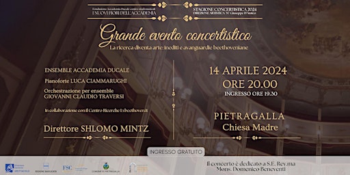 Imagen principal de Grande evento concertistico. Direttore Shlomo Mintz