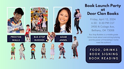 Book Launch Party for Bus Stop Buddies: The Showdown