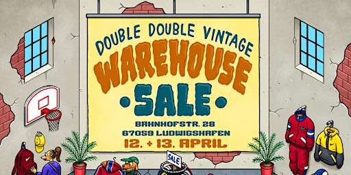 Double Double Vintage Warehouse Sale | Ludwigshafen | 12. & 13. April primary image