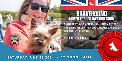 Imagem principal do evento BRAVEHOUND ARMED FORCES DAY DOG SHOW