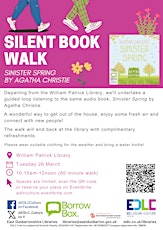 Silent Book Walk - Sinister Spring by Agatha Christie primary image