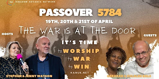 Imagem principal do evento Passover 5784 - The War is at the Door