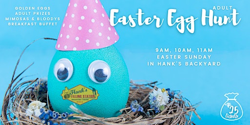 Primaire afbeelding van Adult Easter Egg Hunt @ Hank's