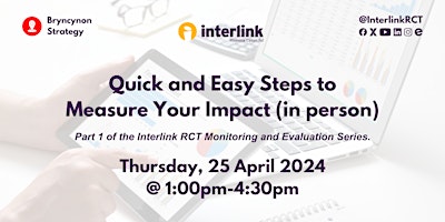 Quick and Easy Steps to Measure Your Impact (in person) primary image