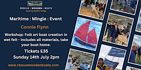 Connie Flynn - Workshop: Folk art boat creation in wet felt