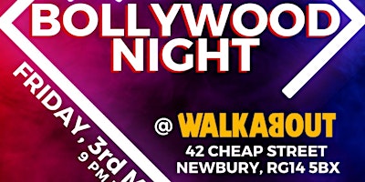 Imagem principal do evento Let's Nacho Bollywood Night Newbury - Adults only