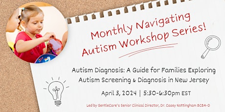 A Guide for Families Exploring Autism Screening & Diagnosis in NJ