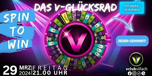 Hauptbild für #SpinToWin // Das V-Glücksrad