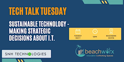 Immagine principale di Tech Talk Tuesday -  Technology That Saves Time & Money 