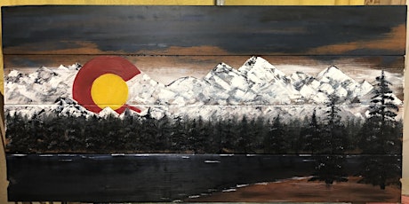 Paint a Colorado Flag on Wood