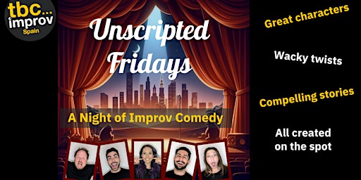 Primaire afbeelding van Unscripted Fridays | April Antics in Improv Comedy