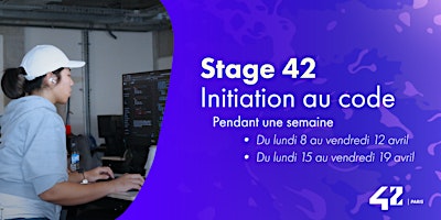 Immagine principale di Stage 42 de découverte du code 