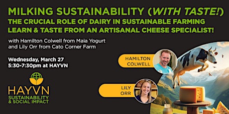 Milking Sustainability (with Taste): Dairy’s Role in Sustainable Farming primary image