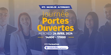 Journée Portes Ouvertes | 24 avril 2024 | CCI Formation