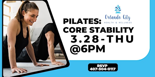 Hauptbild für Pilates: Core Stability @ Orlando City Health & Wellness