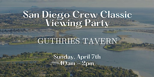Imagen principal de San Diego Crew Classic Viewing Party
