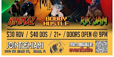 Spring Break Reggaefest Miami w/Mighty Mystic, Rockaz, BobbyHustle, Rik Jam primary image