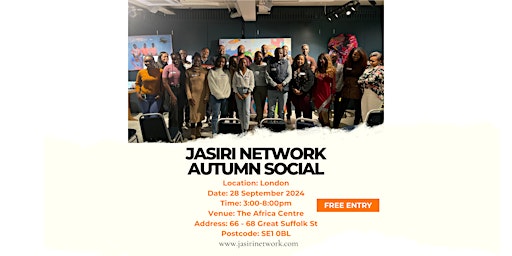 Jasiri Network Autumn Social primary image