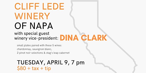 Image principale de A Tasting with Cliff Lede Winery of Napa