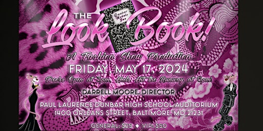 Imagem principal do evento Dunbar Models Inc Presents "THE LOOK BOOK" Spring Fashion Show
