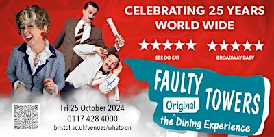 Faulty Towers Dining Experience at the Orangery Goldney House primary image