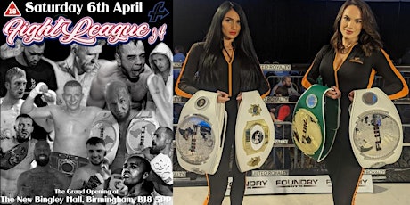 Fight League 34  WhiteCollar Boxing LimitlessBenefits Ring Girls Birmingham