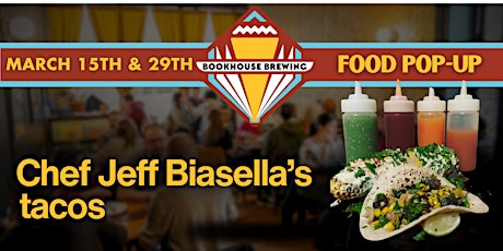 Tacos with Chef Jeff Biasella at Bookhouse Brewing