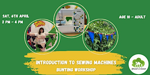 Immagine principale di Introduction to Sewing Machines - Bunting Workshop 