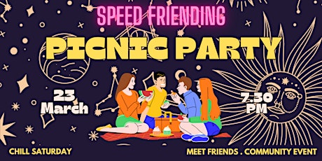 Speed Friending Picnic Party