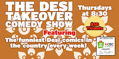 Imagen principal de The Desi Takeover Comedy Show