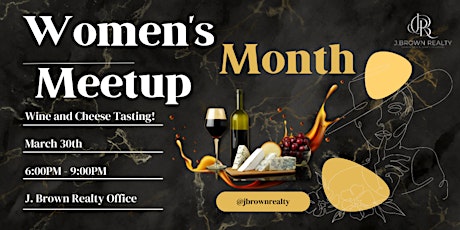 Women's Month Meetup Wine and Cheese Tasting