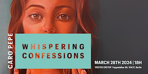 Primaire afbeelding van "Whispering Confessions" Vernissage